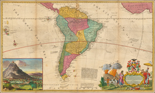 To the Right Honorable Charles Earl of Sunderland, and Baron Spencer of Wormleighton ... this Map of South America, According to the Newest and Most Exact Observations is Most Humbly Dedicated . . .  By Herman Moll