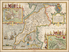 Wales Map By John Speed