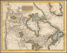 Polar Maps, Plains, Rocky Mountains and Canada Map By Thomas Kelly