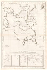 Australia Map By Louis Claude Desaulses de Freycinet