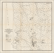 California Map By California State Mining Bureau