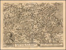 Thracia et Bulgaria Cum Viciniis . . . 1596 By Janus Bussemacher