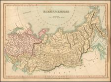 Europe, Russia, Central Asia & Caucasus and Russia in Asia Map By Charles Smith