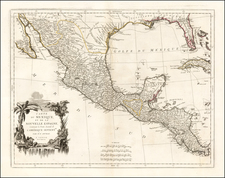 Florida, South, Texas, Southwest and Mexico Map By Paolo Santini
