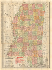 Mississippi Map By Rand McNally & Company