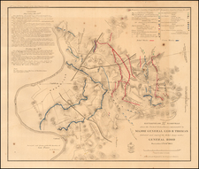 South and Tennessee Map By Bowen & Co. / M. Peseux