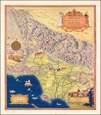 California and Los Angeles Map By Title Insurance & Trust Company  &  Gerald  Allen Eddy