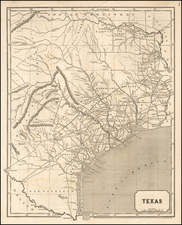 Texas Map By Sidney Morse  &  Samuel Breese