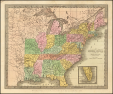 United States Map By David Hugh Burr