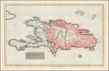 Hispaniola Map By Fielding Lucas Jr.