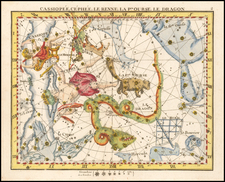 Celestial Maps Map By John Flamsteed / Jean Nicolas Fortin