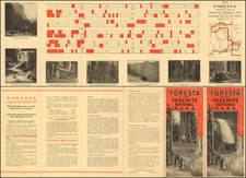California and Yosemite Map By The Foresta Land Company
