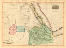 Middle East, North Africa and East Africa Map By John Pinkerton