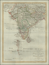 India Map By Weimar Geographische Institut