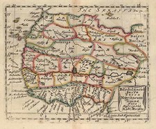 Africa, North Africa and West Africa Map By Robert Morden