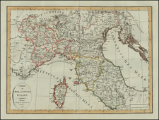 Northern Italy Map By Weimar Geographische Institut