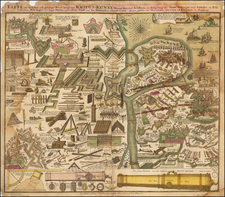 Curiosities Map By Matthaus Seutter