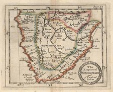 Africa and South Africa Map By Robert Morden