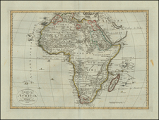 Africa Map By Weimar Geographische Institut