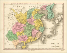 China and Korea Map By Anthony Finley