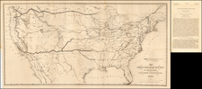 United States Map By American Photo-Lithographic Company