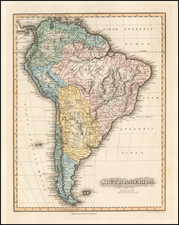 South America Map By Fielding Lucas Jr.