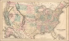 United States Map By O.W. Gray