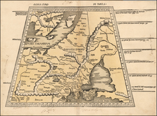 Poland, Russia, Ukraine, Baltic Countries and Scandinavia Map By Martin Waldseemüller