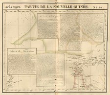 Asia, Southeast Asia, Australia & Oceania, Australia, Oceania and Other Pacific Islands Map By Philippe Marie Vandermaelen