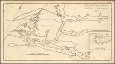 New Zealand Map By James Cook