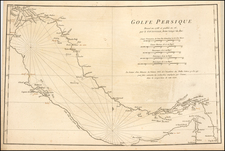 Asia and Middle East Map By Jean-Baptiste Bourguignon d'Anville