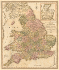 England Map By William Faden