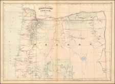 Oregon Map By Asher  &  Adams