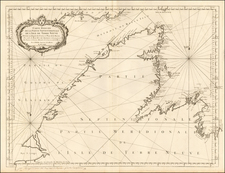 Eastern Canada Map By Depot de la Marine