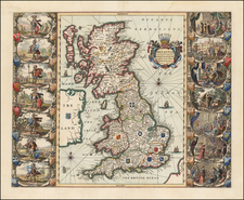 British Isles and England Map By Jan Jansson