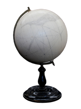 Globes & Instruments Map By Percival Lowell