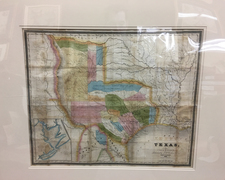 Texas Map By Joseph Hutchins Colton / David Hugh Burr