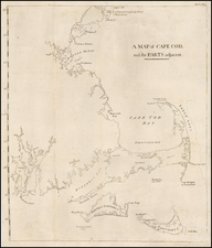 Massachusetts Map By Isaiah Thomas  &  Ebenezer T. Andrews