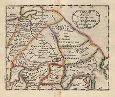 Asia, India, Central Asia & Caucasus and Russia in Asia Map By Robert Morden