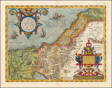 Holy Land Map By Abraham Ortelius