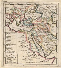 Europe, Turkey, Mediterranean, Asia, Middle East and Turkey & Asia Minor Map By Robert Morden