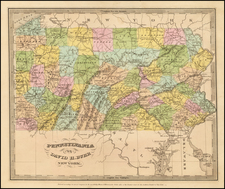 Mid-Atlantic Map By David Hugh Burr