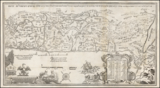 Holy Land Map By Abraham Bar Yaaqov