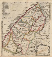 Asia and Holy Land Map By Robert Morden