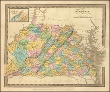 Southeast Map By David Hugh Burr