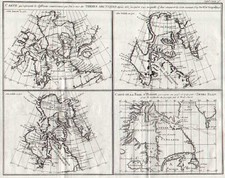 World, Polar Maps and Canada Map By Denis Diderot