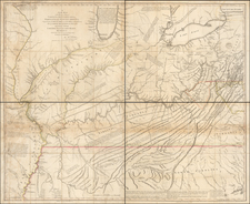 Mid-Atlantic, South, Southeast and Midwest Map By Thomas Hutchins