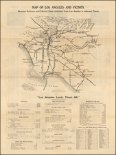 Los Angeles Map By Commercial Printing House