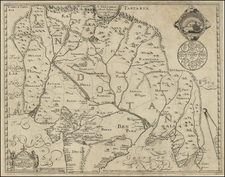 India and Central Asia & Caucasus Map By William Baffin