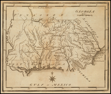 South, Southeast and Georgia Map By Joseph Scott